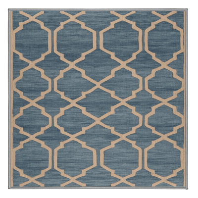 Machine Washable Trellis Gray Area Rug