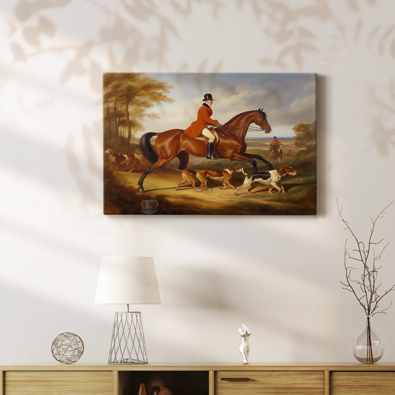 Animaux, paysage, série CDXI, H 32 po x l 48 po