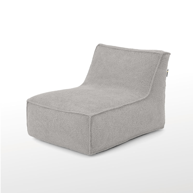 Méridienne à billes Studio, Chenille gris pâle