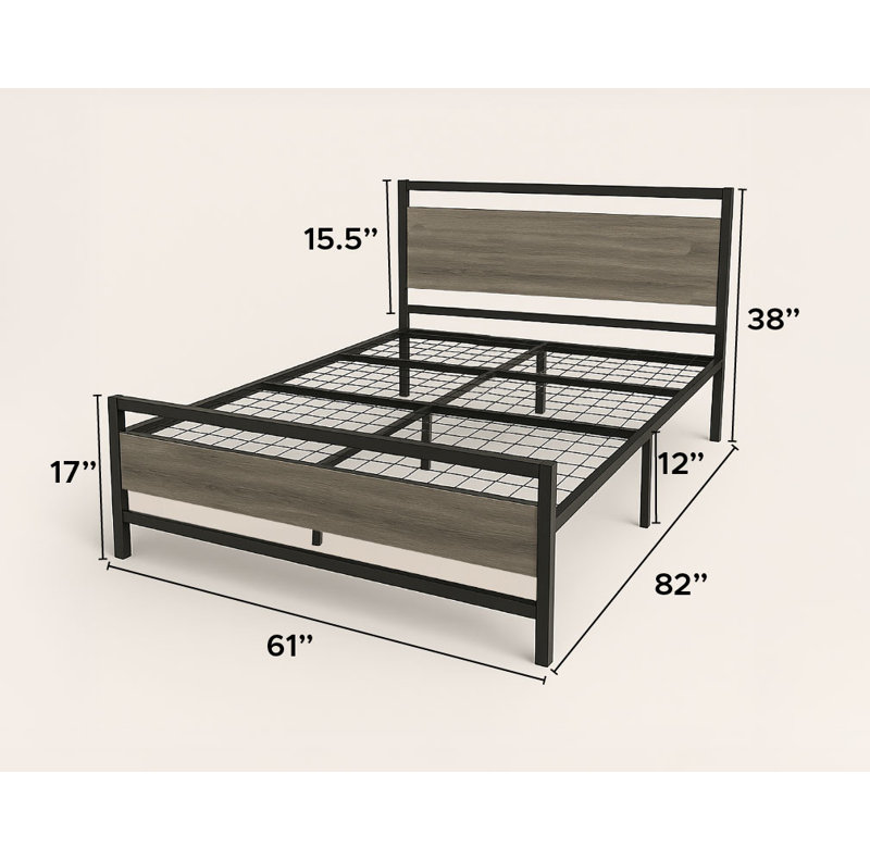 Lit plateforme 39 po, Grand