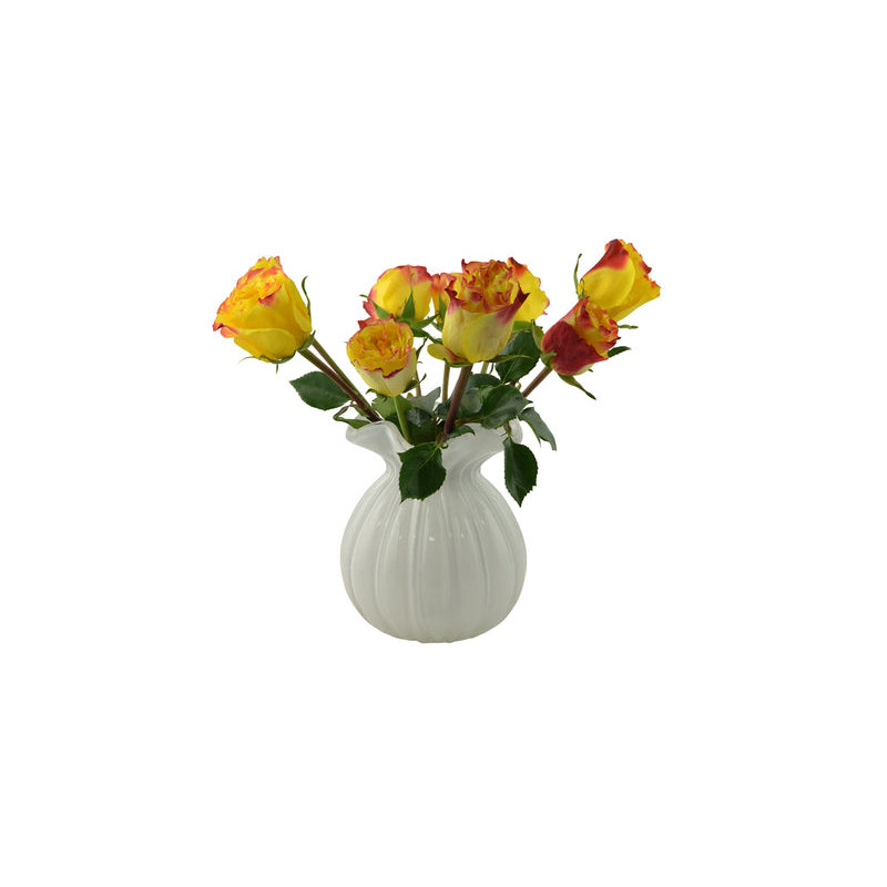 Vase en verre 8 po