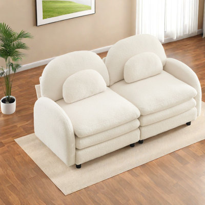 Causeuse courbée 2 places Cloud Comfort Sofas Teddy