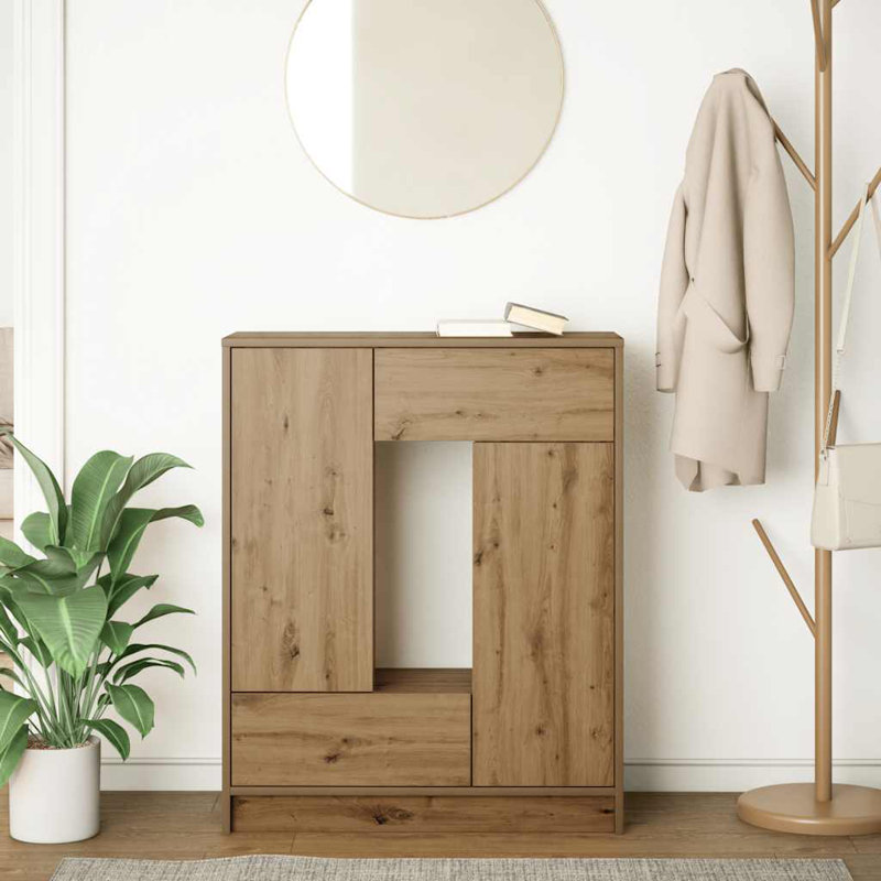 Sideboard With Drawers And Doors 73X31x90 Cm, Artisan Oak