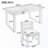 5-Piece Outdoor Patio Dining Set With Adjustable Legs And 4 Chairs With Cushion-1059474399