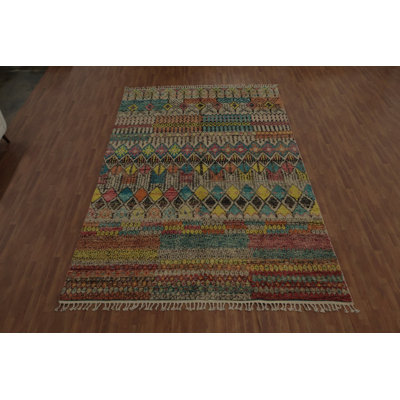 Bohemian Moroccan Area Rug 9x15 for a Modern Artistic Touch
