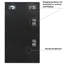 Americanflat 15x8.5 Pin Display Case Shadow Box for Collectibles with Shatter-Resistant Glass - Black