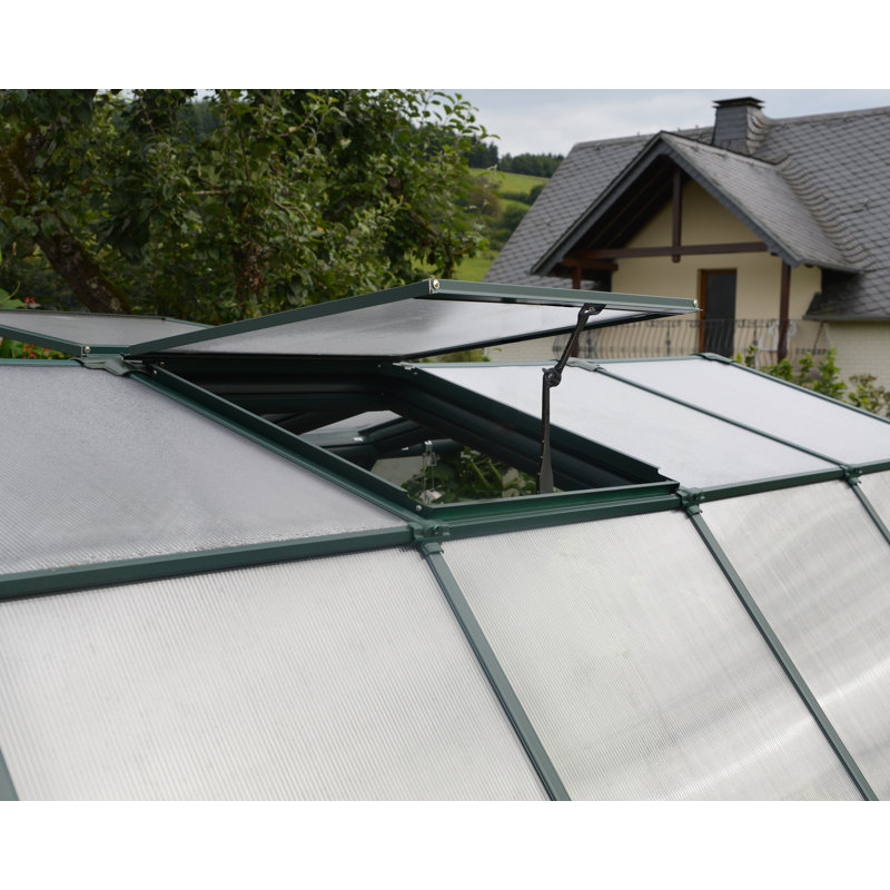 Palram - Canopia Grand Gardener 2 Twin Wall Hobby Greenhouse, 93.5" H  x 105" W x 104" D