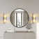 Zaheda Dimmable LED solid brass Wall Mounted Sconce with Alabaster Shade