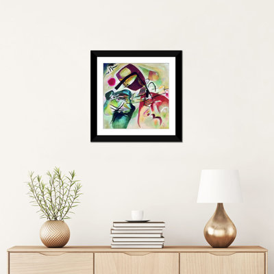 "With Black Arch" par Wassily Kandinsky, impression sur toile tendue