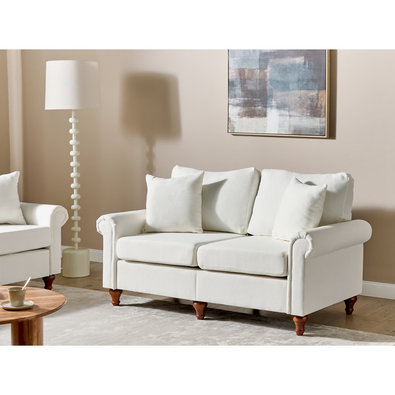 Antoinesha 2 Seater Sofa, White