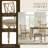 Verta Solid Wood Cross-back Dining Chairs,2pc