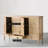 Country style Oak Solid Wood Sideboard