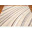 Tapis de zone en laine beige/gris 6 pi x 9 pi one-of-kind à la main noué la Gregson