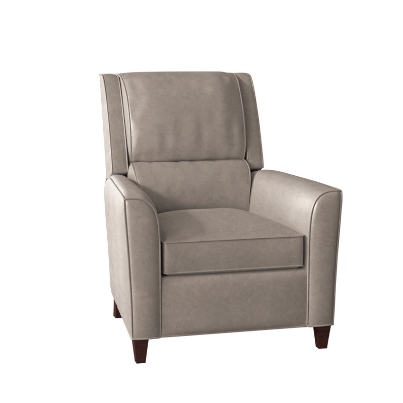 Roswell Recliner, Power, Mahogany, Aline Light Grey Genuine Leather