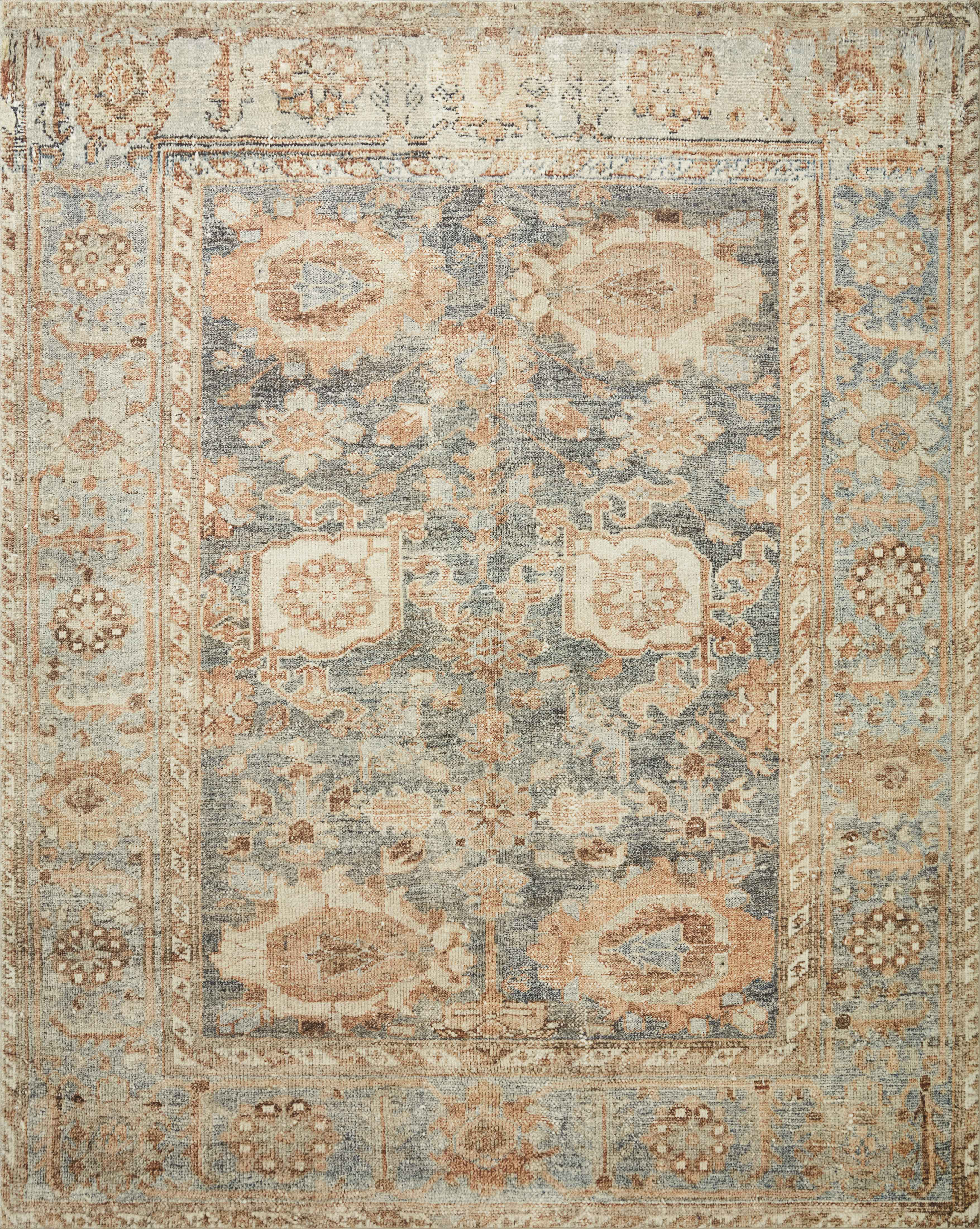 5’x7’.6” Loloi Ocean/Spice Area Rug