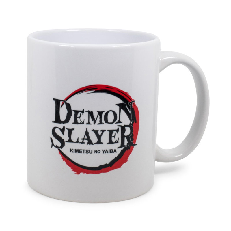 Tasse de démon: tasse en céramique Kimetsu No Yaiba logo exclusive | Peut contenir 11 onces