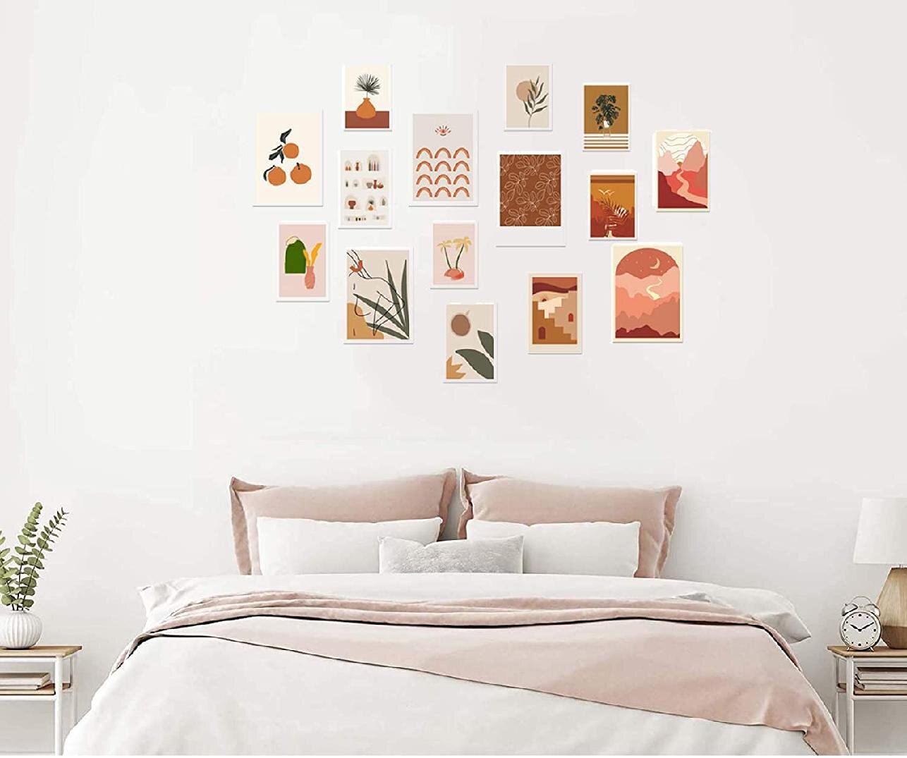 Corrigan Studio® Boho Style Wall Collage Print Kit, Modern ...