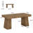 55" Home Office Desk with Double Pedestal, Simple Executive Desk-813280485