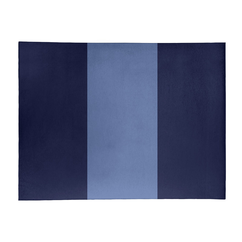 Tapis bleu/bleu marine, Rectangle 9 pi x 12 pi