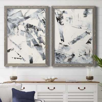 " Fractured Ice I " 2 Piece Art Color Photography Painting