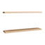 Greer Floating Shelf In Melamine X2,Smokey Oak-1985947777