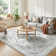 Oriental Inspired Vintage Machine Washable Area with Non-Slip Backing for High Traffic Area, Living Room, Bed Room, Kitchen, Hallway, Entryway Rug