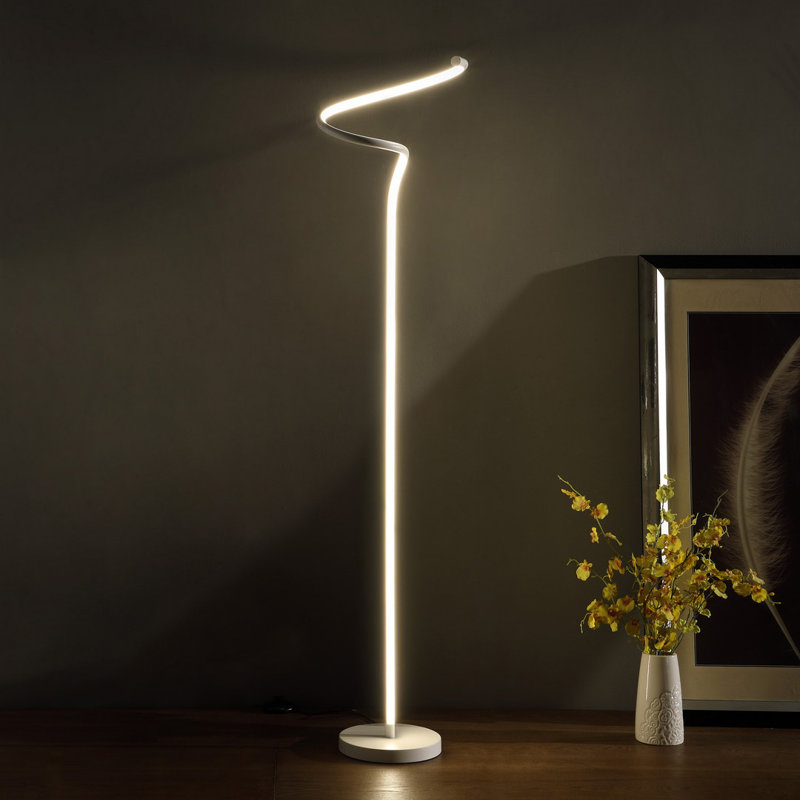 Lampe sur pied 52,5 po Curvilinear S-Curve