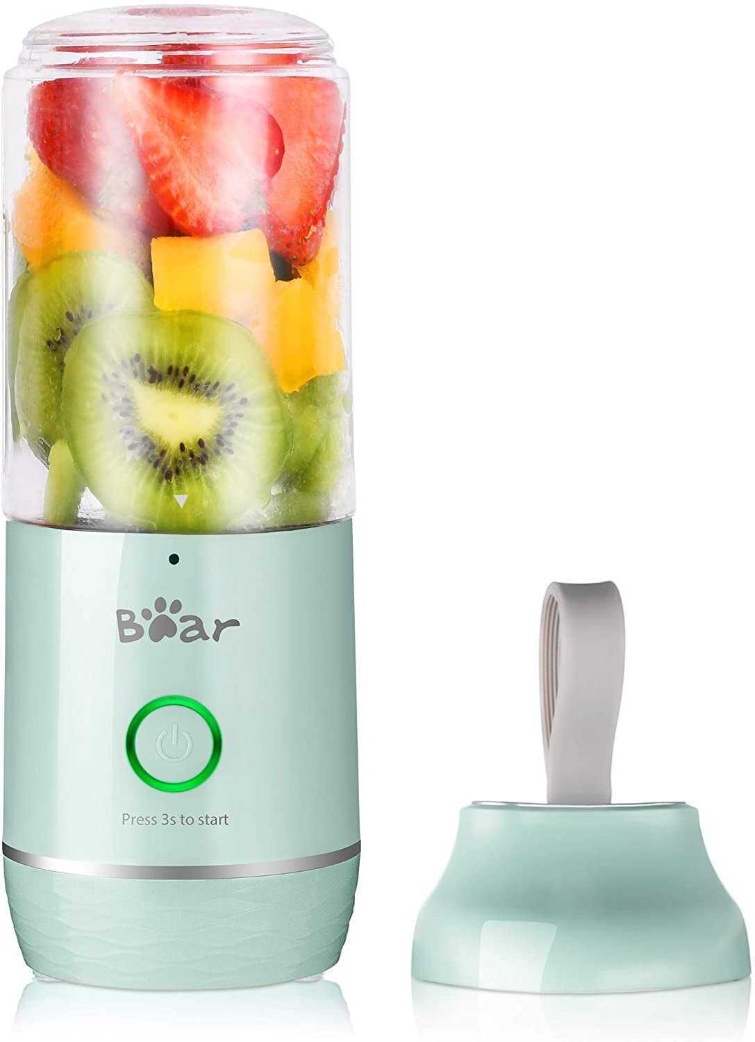 Portable Mini Blender for Shakes and Smoothies,Portable Blender 12oz  Personal Blender with Rechargeable USB, Made with BPA-Free Material  Portable