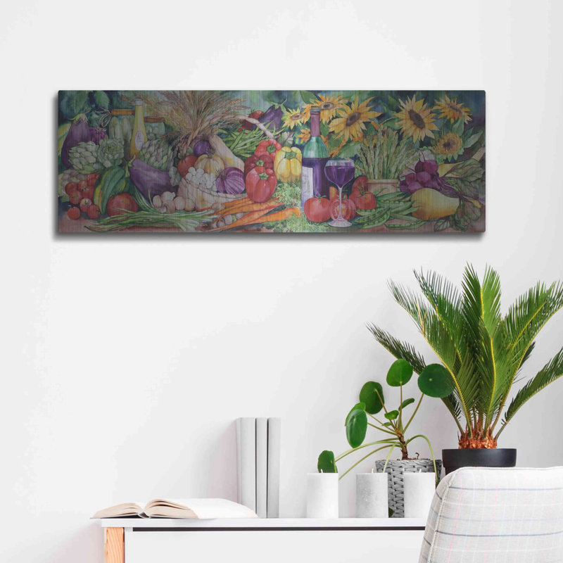 "Mélange de légumes" par Danhui Nai, H 12 po x l 36 po
