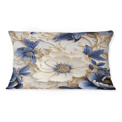 Coussin Cobalt Cameo Delight Victorian