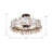 Ravelin 22" 5-Light Semi-Flush Mount