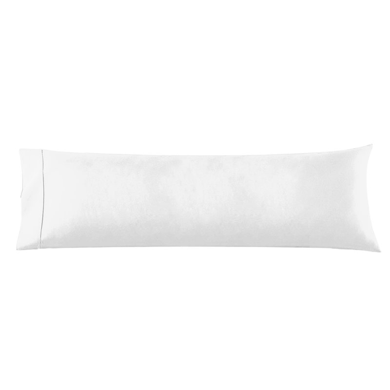 Nestl 1800 Thread Count Body Pillowcase, White