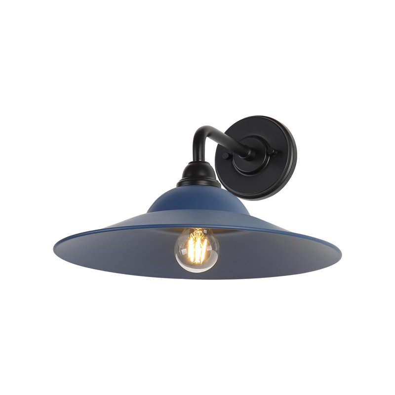Alsawwan 15" Wall Sconce - Outdoor, Matte Blue
