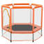 Trampoline avec filet de sécurité et balles-126757078
