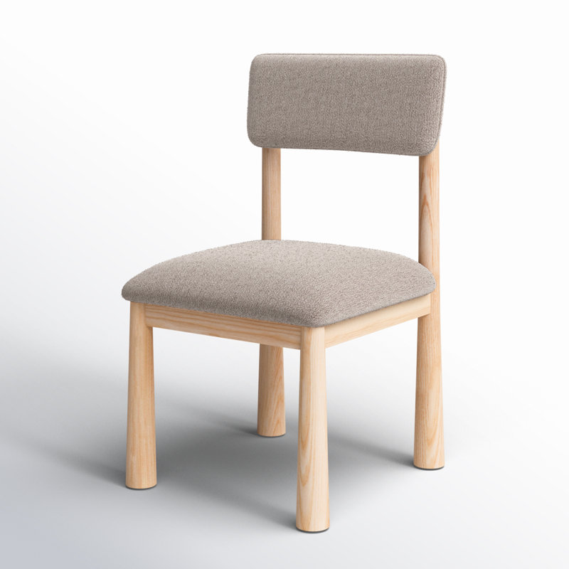 Chaise Boston Boucle, Brun clair