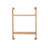 Emery Wood & Metal 2 Tier Wall Shelf-367769237-365553649
