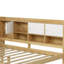 Lit de jour en L avec bureau - simple, naturel et blanc