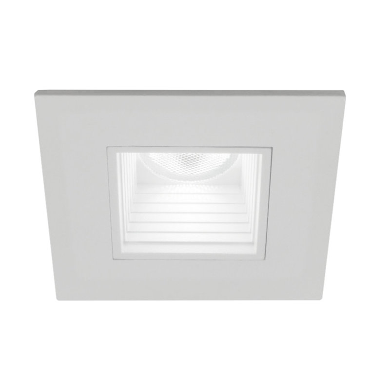 Ensemble d'éclairage encastré 3,13 "Remodel LED Retrofit, Blanc