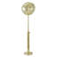 Transitional 1 Light Gold Orb Floor Lamp