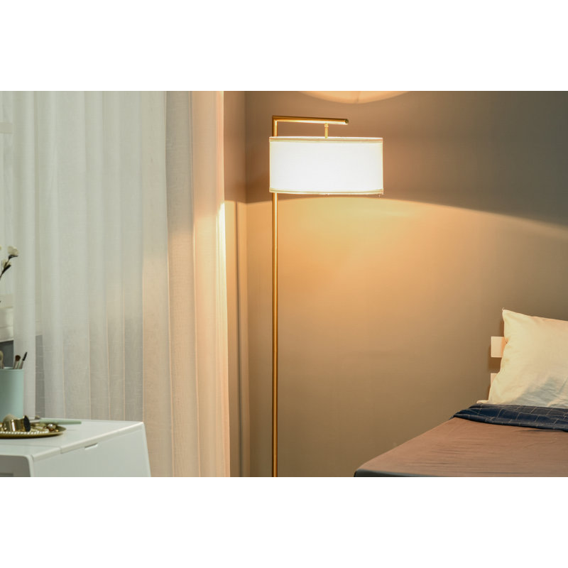 Naida 153cm Swing Arm Floor Lamp