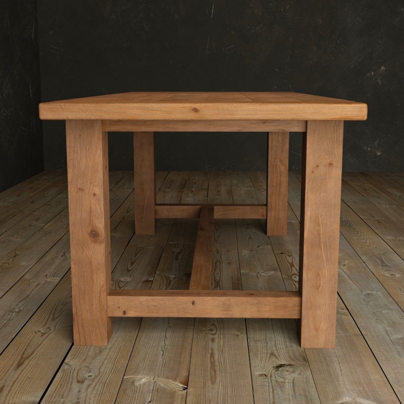 Teak Solid Wood Top Dining Table