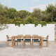 Yasira 87'' Rectangular 8 - Person Outdoor Dining Set with Cushions