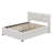 Elegant Upholstered Platform Bed, Brick Pattern Headboard With Trundle-111988787-111988788