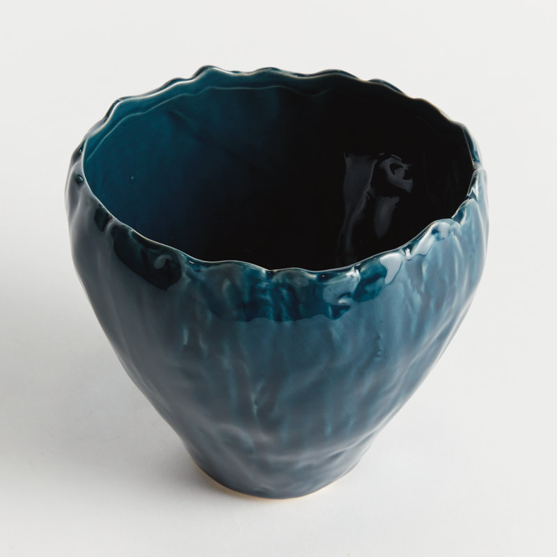 Evelyn Pot Large, Bleu, Grand