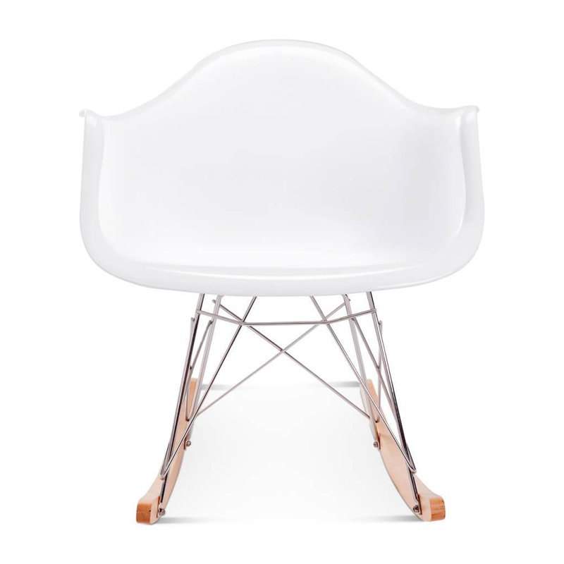 Chaise berçante en fibre de verre