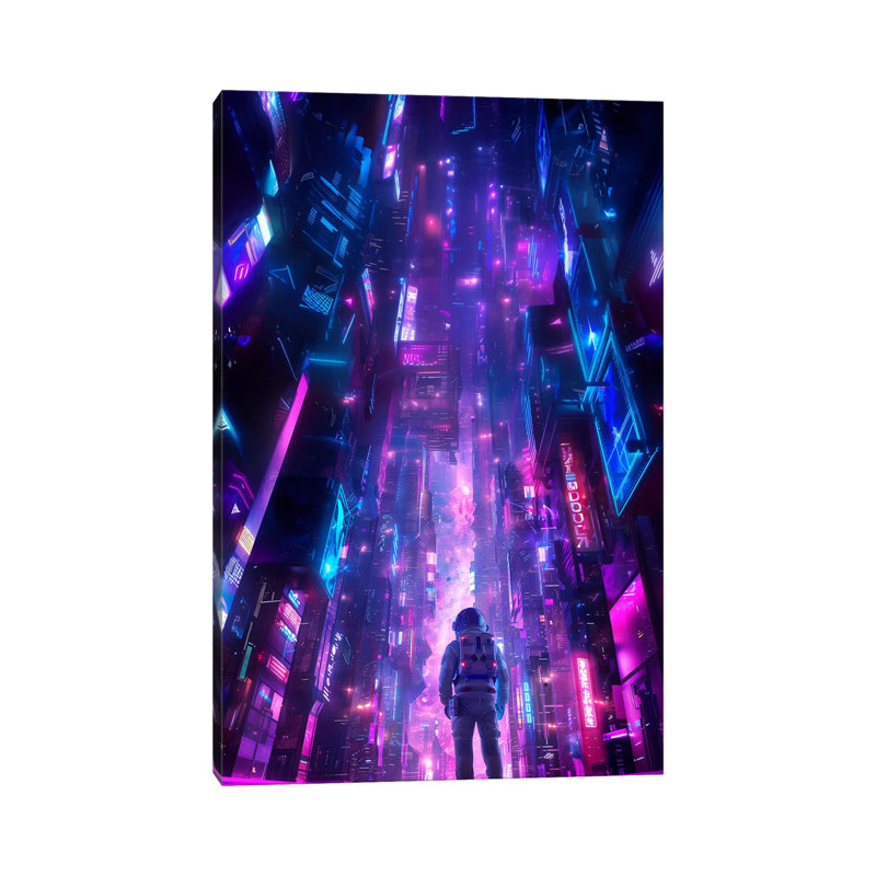 Cyber City - reproduction d'art mural