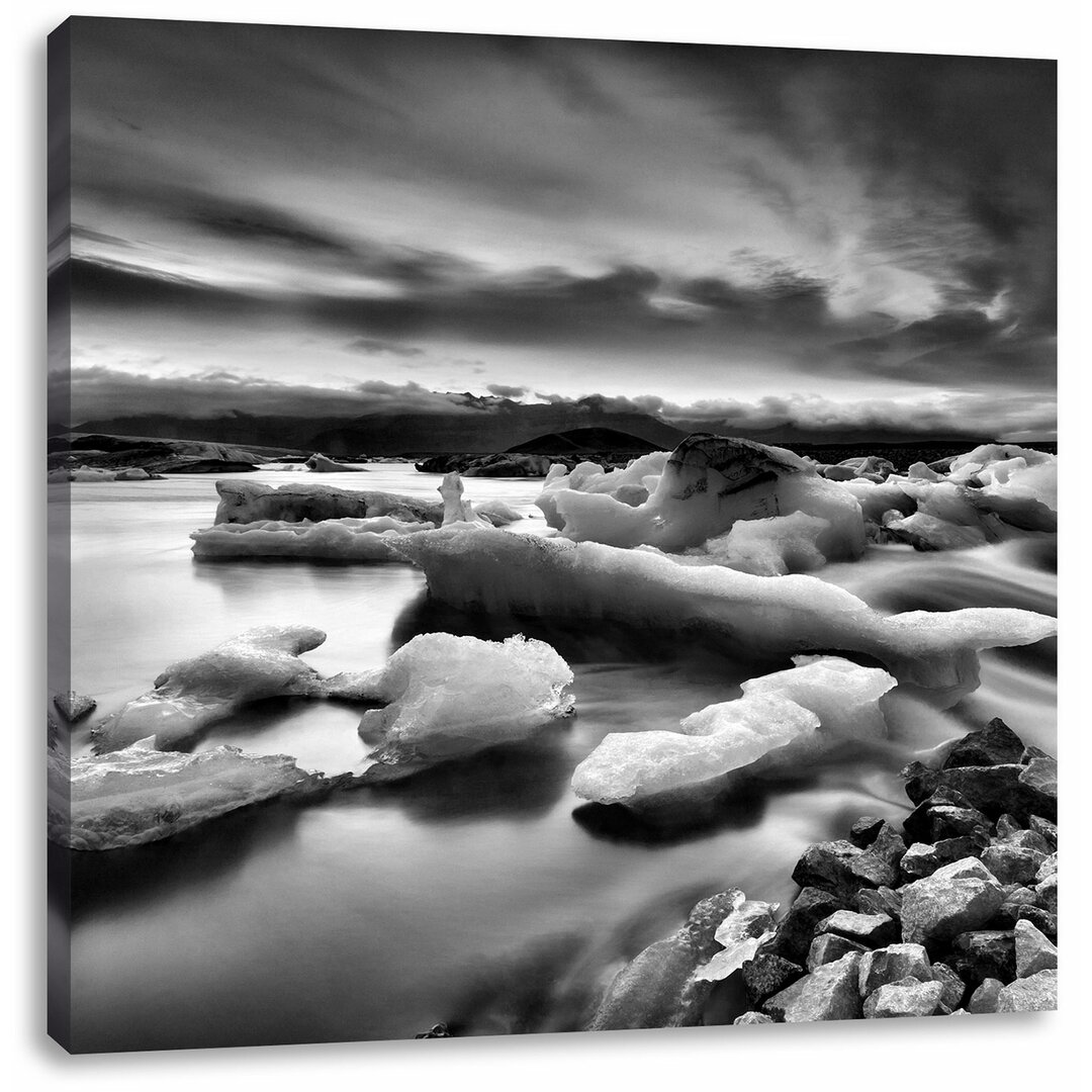 Extreme Ice Landscape Kunstdruck auf Leinwand