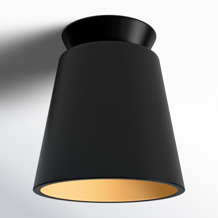 Logan Single Light Ceramic 7.75'' H X 7.5'' W LED Flush Mount