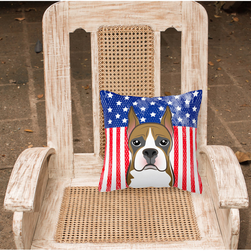  Coussin 14 "American Flag, 18 po x 18 po, Boxer