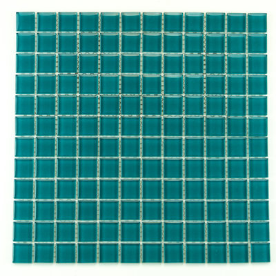 Torch Song 1'' W x 1'' L Glass Tile Mosaic Sheet